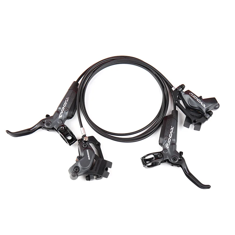 Гидравлический дисковый тормоз SRAM CODE R 4-поршни диффузионное серое переднее и