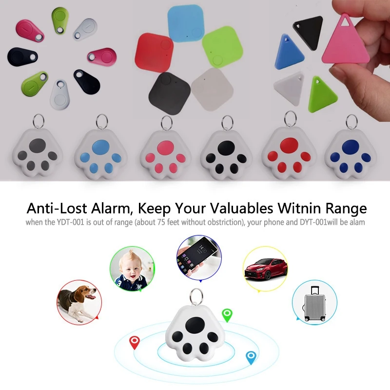 

Mini Anti Lost Alarm Wallet KeyFinder Smart Tag Bluetooth Tracer GPS Locator Keychain Pet Dog Child ITag Tracker Key Finder