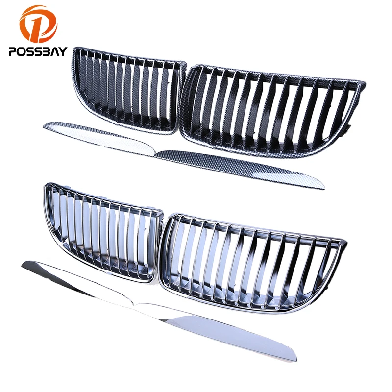 Передняя решетка радиатора POSSBAY хромированная для BMW 3 Series E91 335i/335xi/328i Sedan 2006 2008