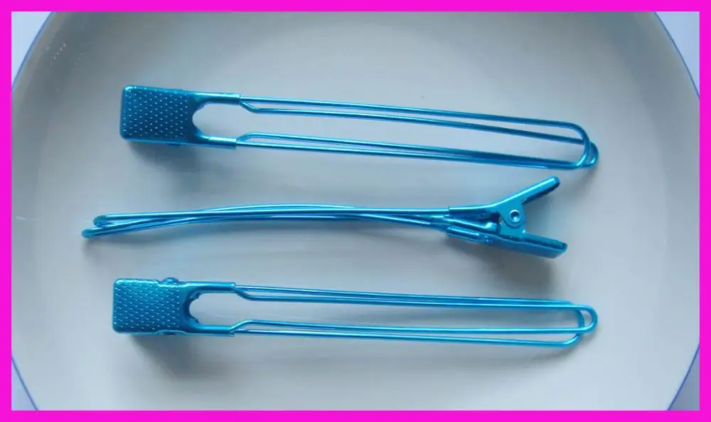 Металлическая алюминиевая филигранная Заколка-Аллигатор Fushia для женщин зажим