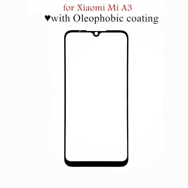 Сенсорный экран для Xiaomi Mi A3 стеклянная панель сенсорная переднее внешнее стекло