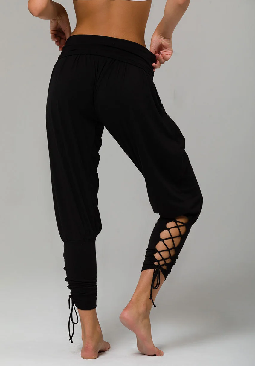 Брюки с завязками на щиколотке средневековые брюки викингов-навигаторов