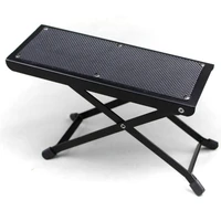 metal folding guitar footstool rest anti slip stand height adjustable foot rest stand footboard for musical instrument