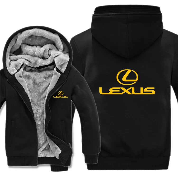 Lexus толстовки, куртки, зимние мужские унисекс, повседневная шерстяная подкладка, флисовое мужское пальто, Lexus свитера с логотипами, пуловер