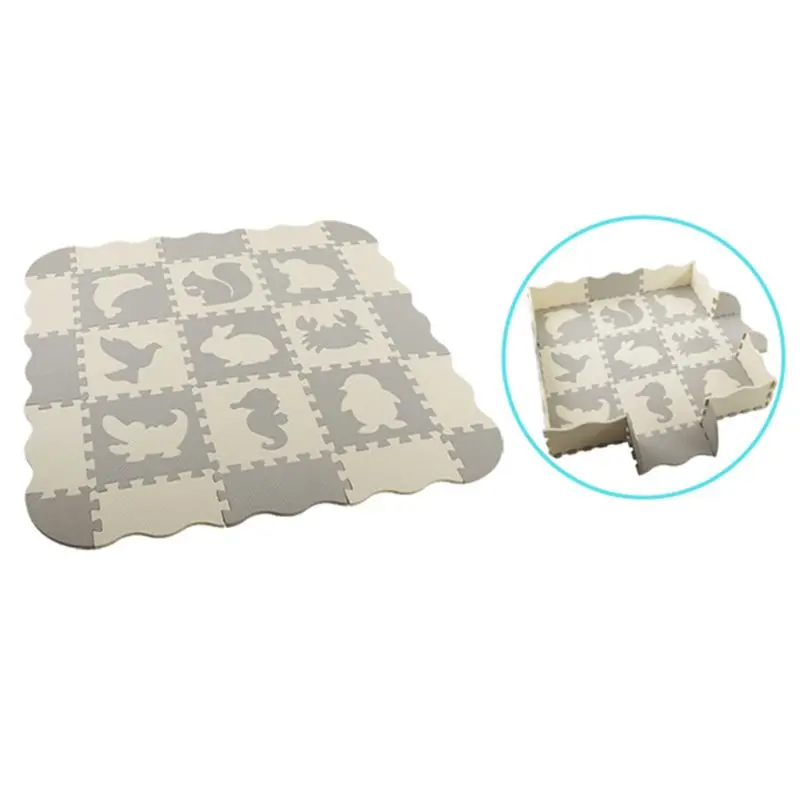 

25 Pcs Baby Play Mat Toddler Kid Indoor Soft Interlocking EVA Foam Floor Playmat floor of a baby play yard for tummy time