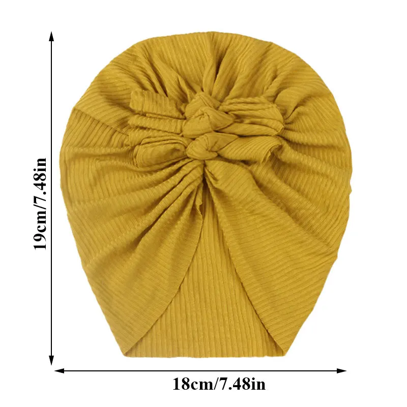 

Flower Big Bowknot Baby Hat Soft Cloth Comfortable Baby Girls Hat Bonnet Spring Infant Toddler Turban Cap Beanie Kids Hat