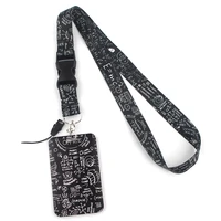 CB112 Math Formula Neck Strap Lanyard keychain Cell Phone Strap Badge Holder Rope Keyring Accessories Student Teacher Gifts