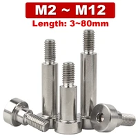 m2m12 hexagonal socket screw mold stroke positioning screw equal height contour shaft shoulder bolt 304 stainless steel %ef%bf%a02 516
