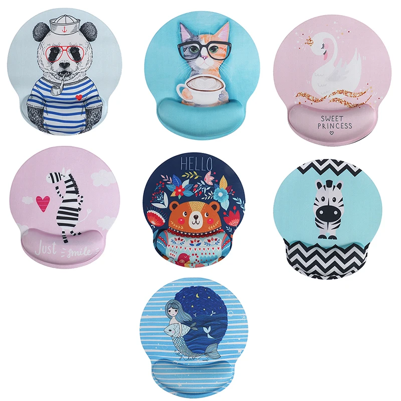 

Memory Foam Nonslip Mouse Pad with Wrist Rest Support Mat For Computer PC Laptop