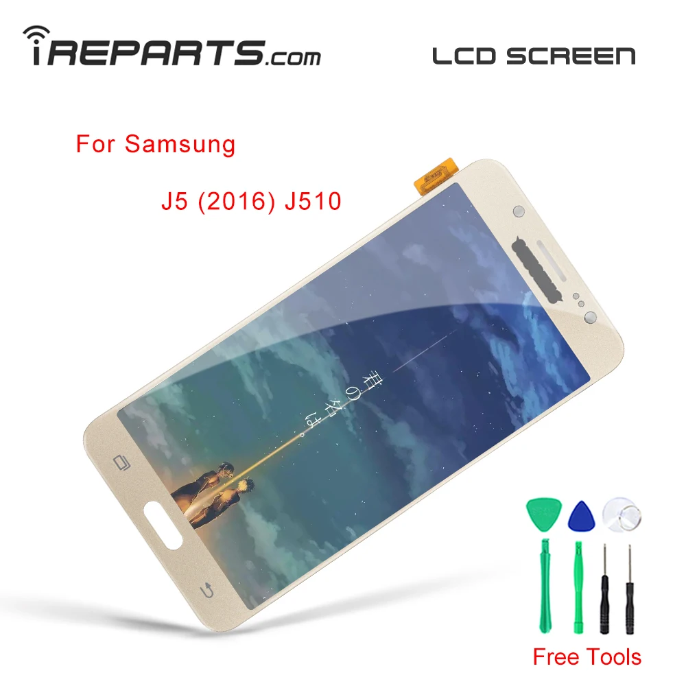 IREPARTS Замена ЖК дисплей дигитайзер для samsung J5 2016 5 2 ''сенсорный экран Galaxy J510F/G