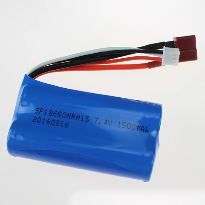 7.4V 1500Mah Lipo Battery For Wltoys 12423 12428 12401 12402 12429 2S 7.4 V | Электроника