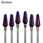 Фрезы HYTOOS карбидные для маникюра и педикюра, 332 дюйма, инструменты для аксессуары для ногтей