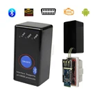 Чип PIC18F25K80 Мини ELM327 Bluetooth V1.5 OBD2 диагностические инструменты с переключателем ELM 327 в 1,5 OBD 2 OBDII считыватель кодов Сканер
