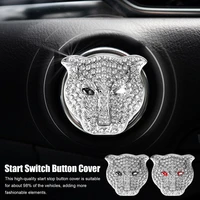 car engine start stop switch button cover decorative push button sticky cover car interior auto accessories
