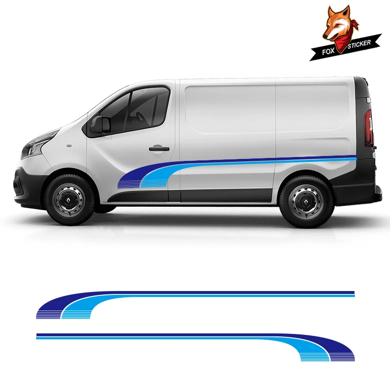 Универсальные виниловые наклейки с 2 сторон автостайлинг для графики в полоску