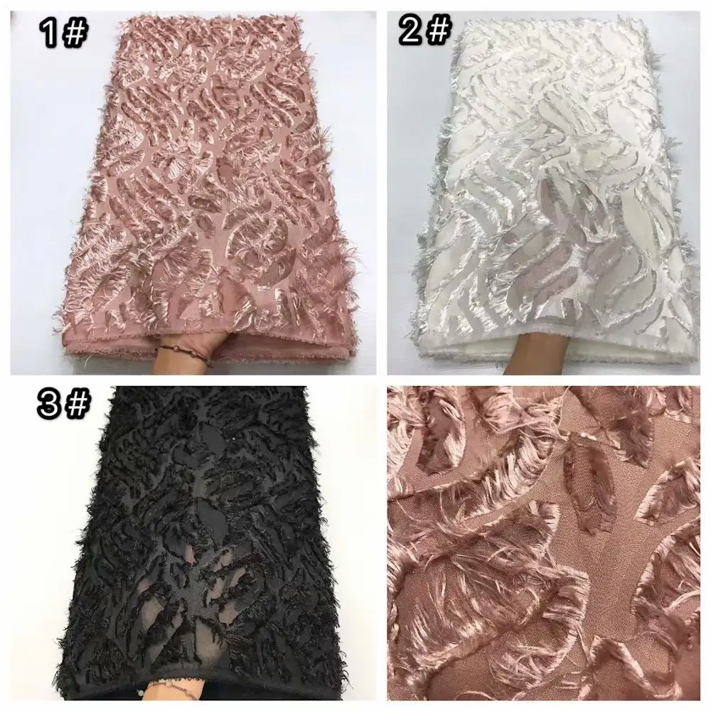 Самая популярная 3d кружевная ткань жаккард Tissu Нигерия высокое качество