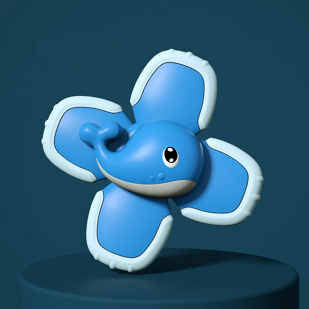 

Rotating Playthings Sucker Dinosaur Crab Whale Three Pieces One Set Spinning Fingertip Top Insect Playthings Auxiliary Toys