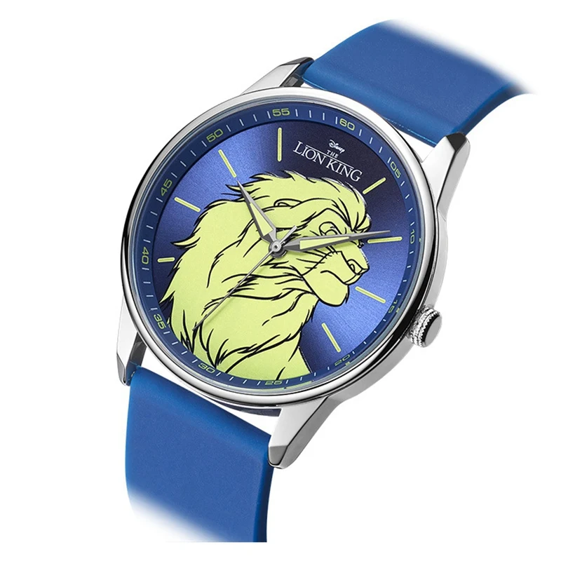Kids Quartz Watches Child Casual Teen Student Silicone Strap Lion King Strong Brave Boys Clock Men Wristwatch Reloj Male Gift enlarge