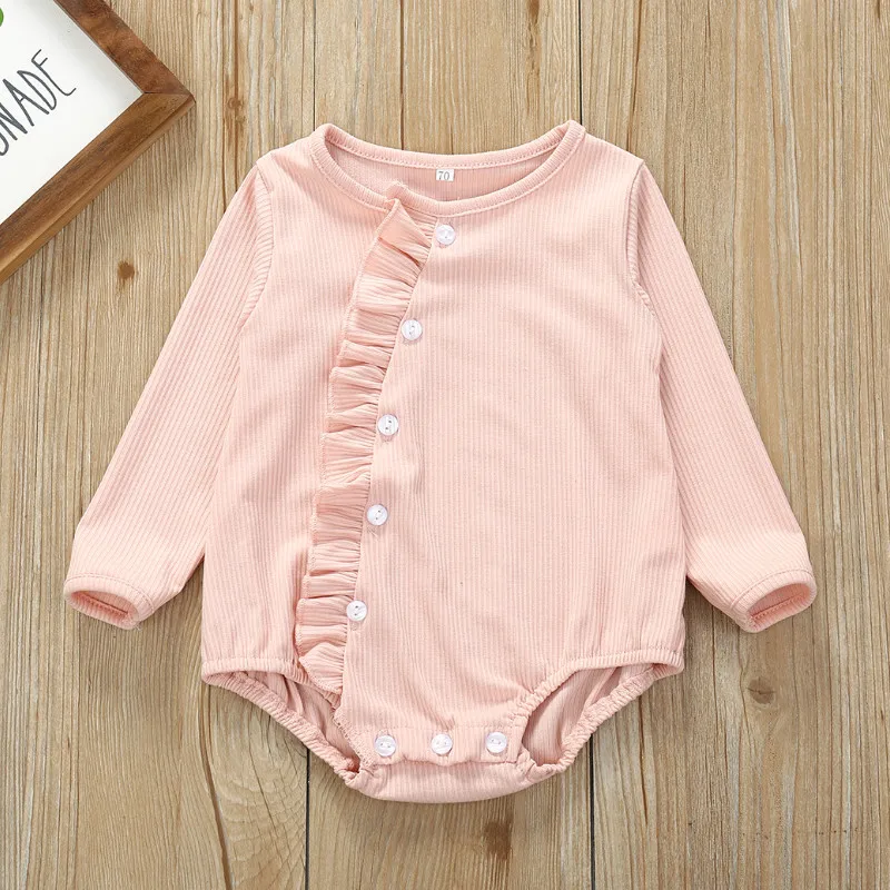 Осенняя повседневная одежда для новорожденных девочек CANIS комбинезон на