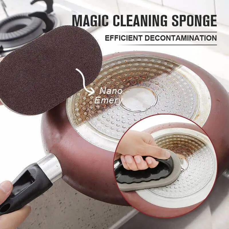 

Multifunctional Magic Cleaning Sponge Kitchen Cleaning Sponge Dish Wash Kitchen Cleaning Tools For Stubborn Dirt Stains Cleaning