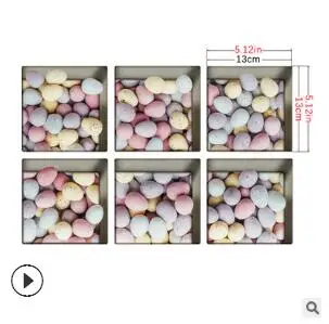 6 шт., водостойкие 3D наклейки для ванной, Нескользящие, для детей, для душа, коврик для ванной, самоклеющиеся, для ванной комнаты, наклейка, ПВХ, Фреска, домашний декор - Цвет: 7