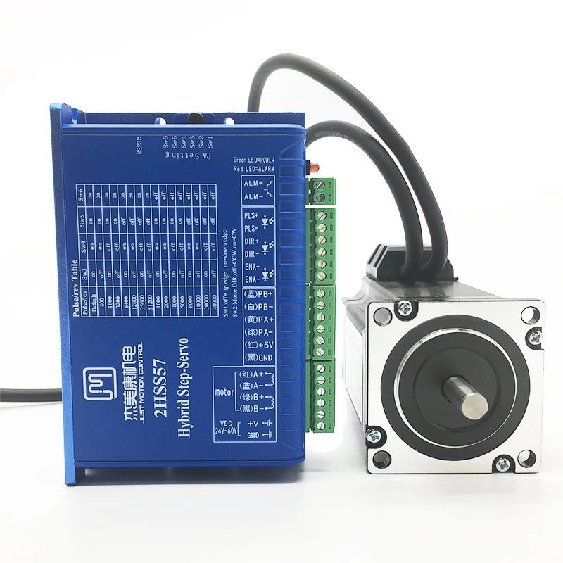 JMC Nema24 60 мм 3 Нм/3 5 нм замкнутый цикл шаговый двигатель драйвер комплект питания