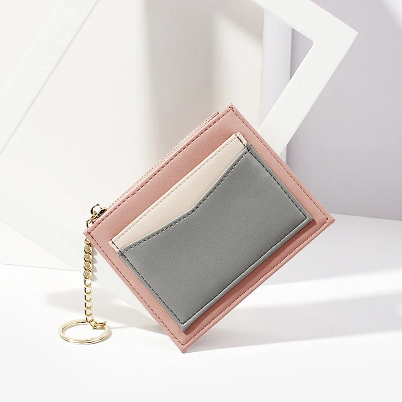 Женский маленький кошелек и сумочка для девочек короткий из искусственной кожи с