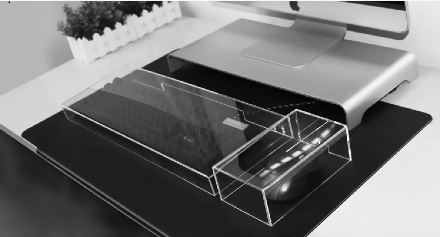 Акриловый прозрачный корпус подходит для механической клавиатуры