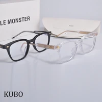 2021 gm new style prescription eyeglassesframe gentle kubo women men oval glasses frame monster women men eyewear