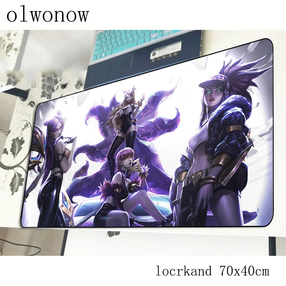 Ahri сексуальный коврик для мыши 70x40 см HD печати коврики лучшие игровой геймер