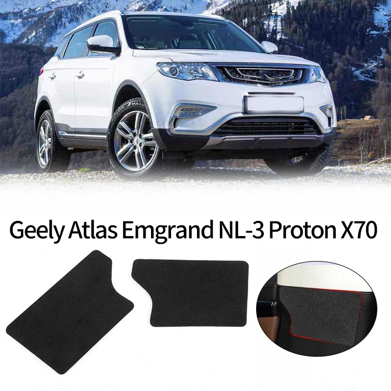 

Car Seat Belt Anti Scratch Protector Guard Cover Decal Stickers for Geely Atlas Emgrand NL-3 Proton X70 2016-2020