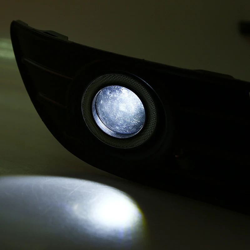 POSSBAY белый Ангел глаз светодиодный туман светильник лампа решетки переднего