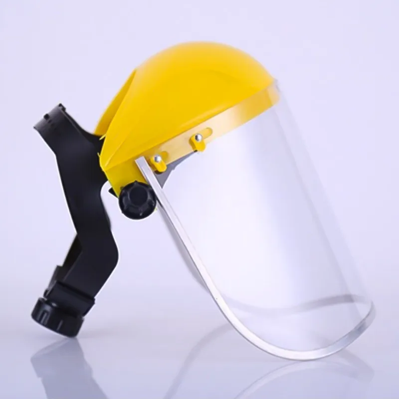 

Protective Mask Adjustable Transparent PVC Anti-Saliva Dustproof Faces Shields Screen Spare Visors Eye Protection Face Mask