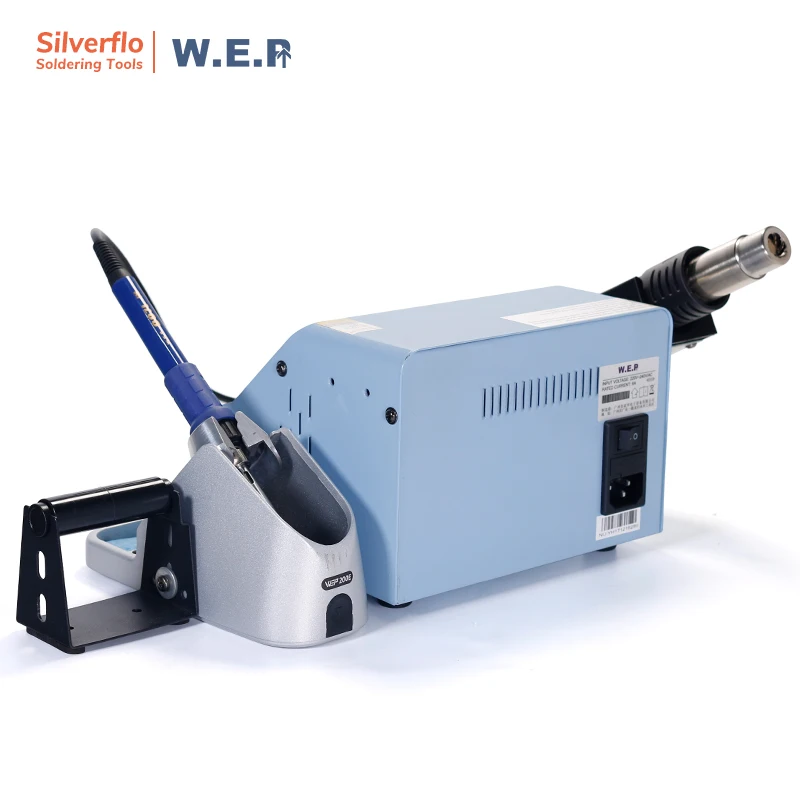 WEP 992D+ Горячая воздушная паяльная станция с паяльным железом для ремонта телефонов IC PCB Инструмент для разборки SMD переработки.