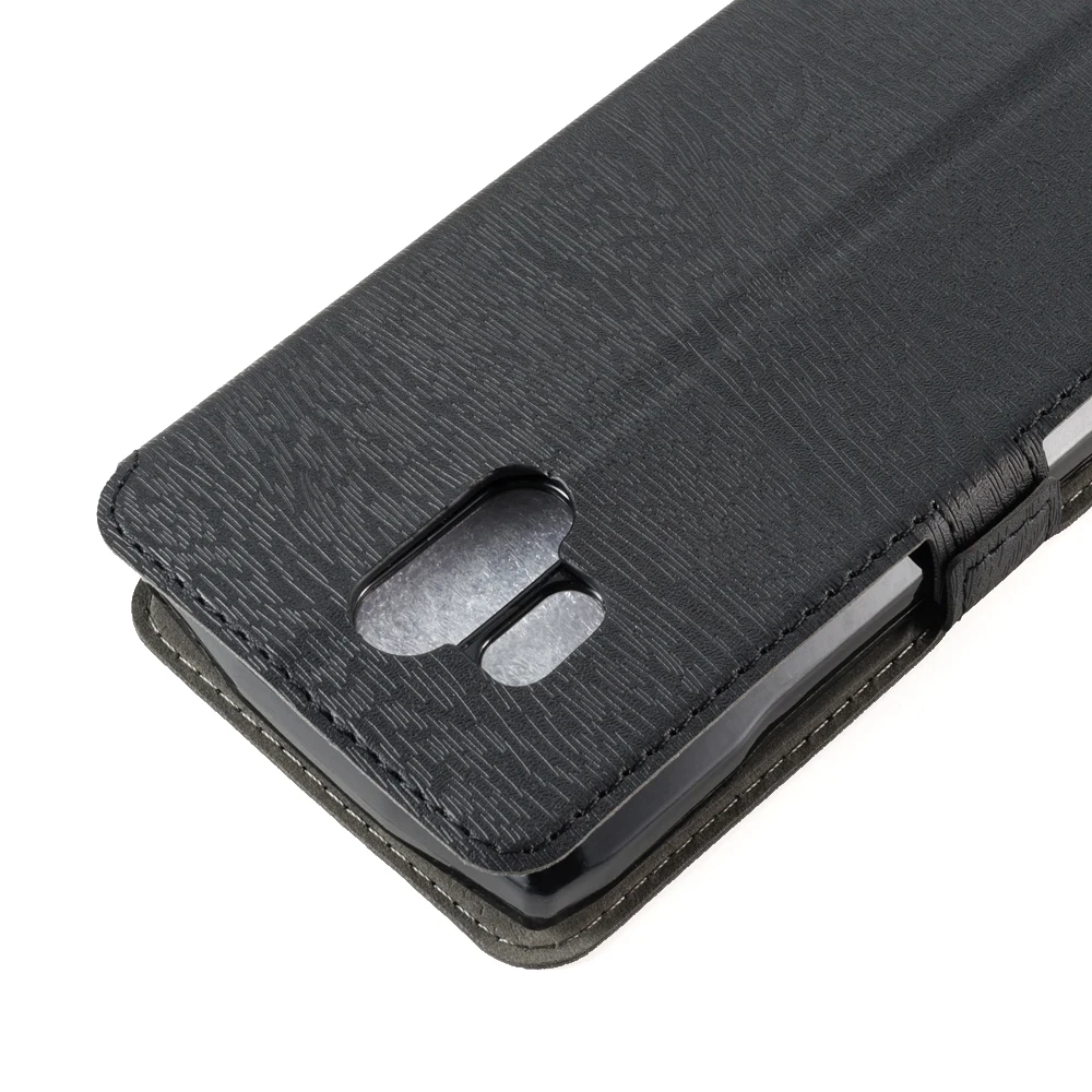 Чехол для телефона из искусственной кожи для HOMTOM HT 70, флип-чехол для HOMTOM HT70, чехол-книжка с окошком для просмотра, мягкий силиконовый чехол из ТПУ