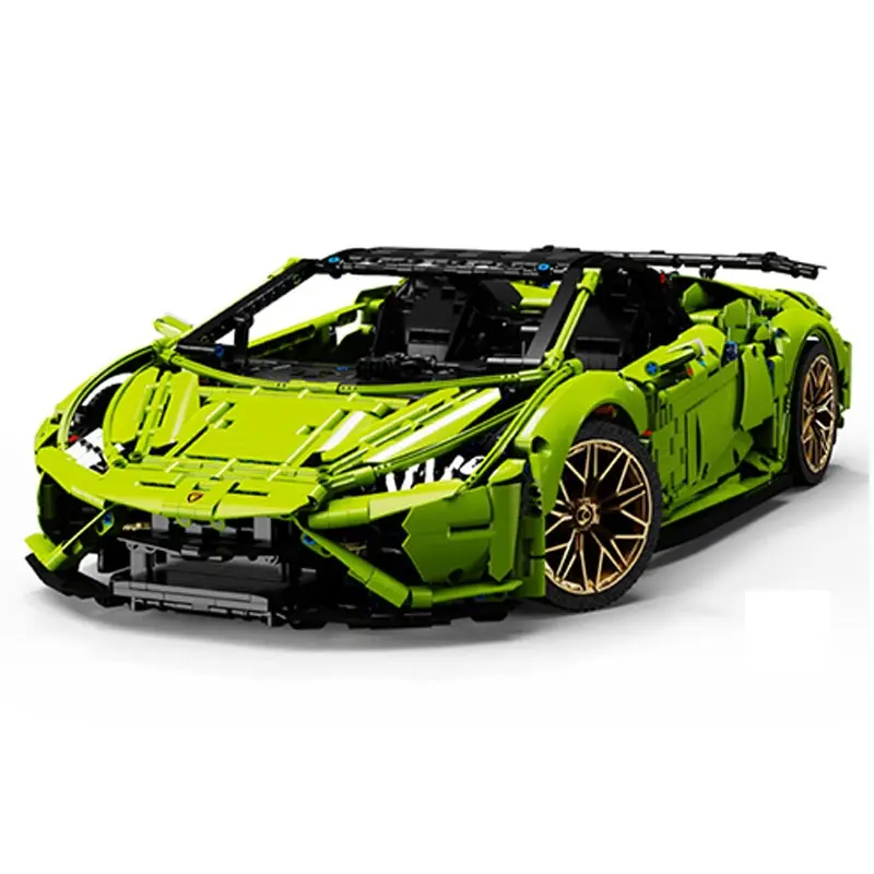 

The 1:8 Green 3558PCS Super Speed Sports Racing Car Fast Vehicle Model Building Blocks Technical Bricks MOC Set Gifts Kids Toys