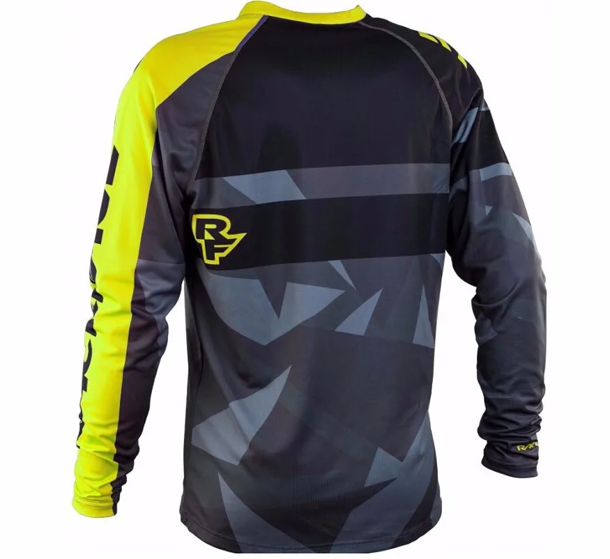 

MTB Jersey Enduro Red Yellow RF Downhill Jersey Long Sleeve Cycling Motocross Clothing Men Bike Shirt Mx FXR DH MTB Downhill