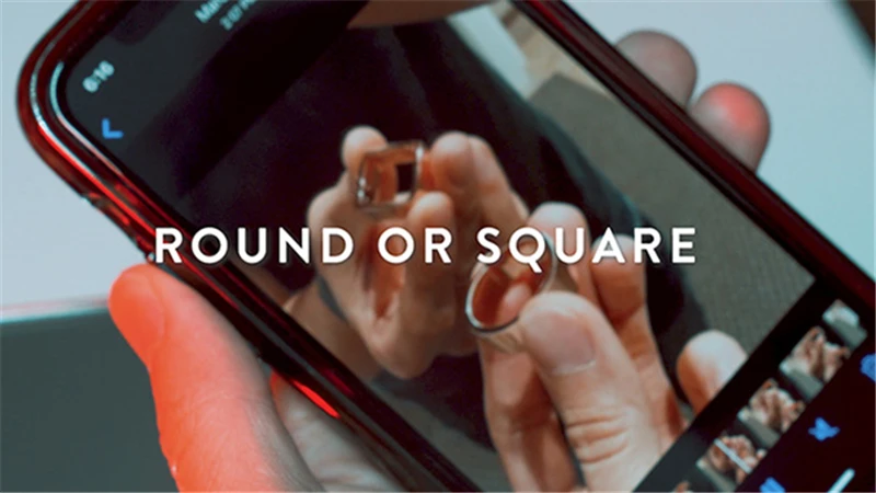 Кольцо Ambi серебряное волшебные фокусы Круглый квадратный магия аксессуары