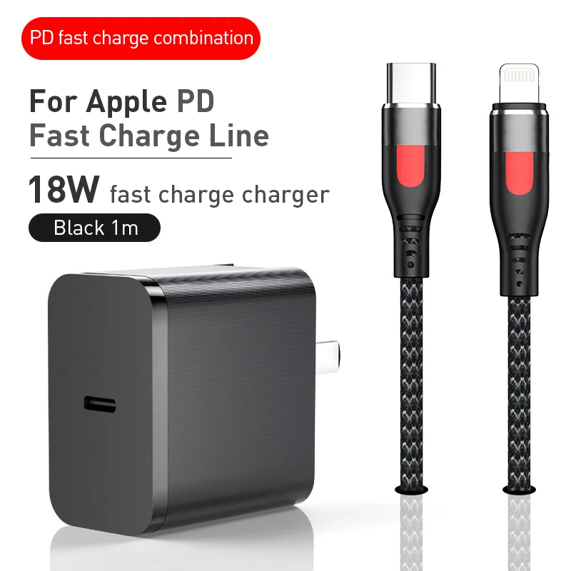 VLAMPO PD кабель для iPhone 11 Pro Max XR XS 8 Plus USB Type C быстрой зарядки телефона с разъемом iPad |
