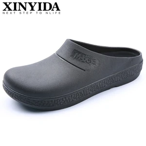 Высококачественная Нескользящая Водонепроницаемая маслостойкая обувь для шеф-повара из ЭВА, обувь для мастер-повара, рабочие тапочки для отеля, ресторана, сандалии на плоской подошве