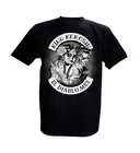 Мужская Винтажная футболка с рисунком черепа, сахарного дьявола, Пинапа, рокабилли V8