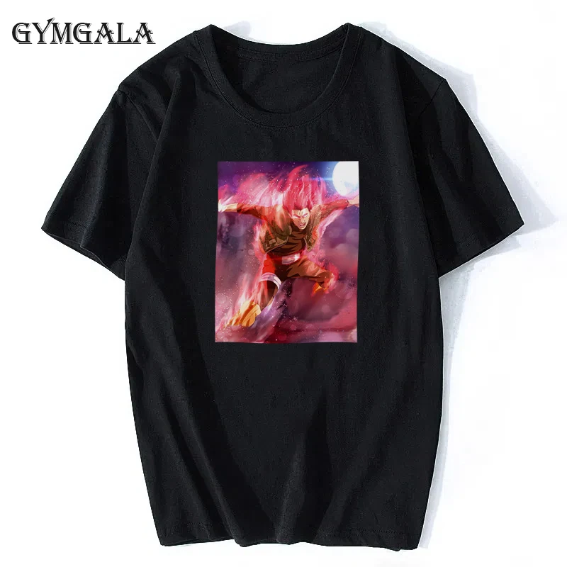 100% хлопок летняя новая мода Наруто Аниме Мужская 3D футболка с коротким рукавом