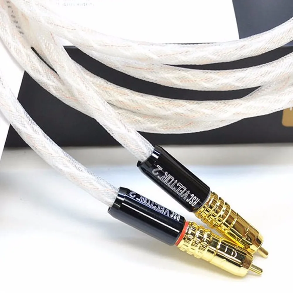 Высококачественный кабель RSC Vector-2 RCA для соединения позолоченный | Электроника