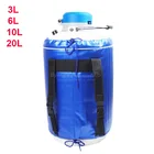 Профессиональный контейнер для жидкого азота, 3 л, 6 л, 10 л, 20 л, авиационный алюминиевый резервуар, подходит для замороженного сепаратора FS06