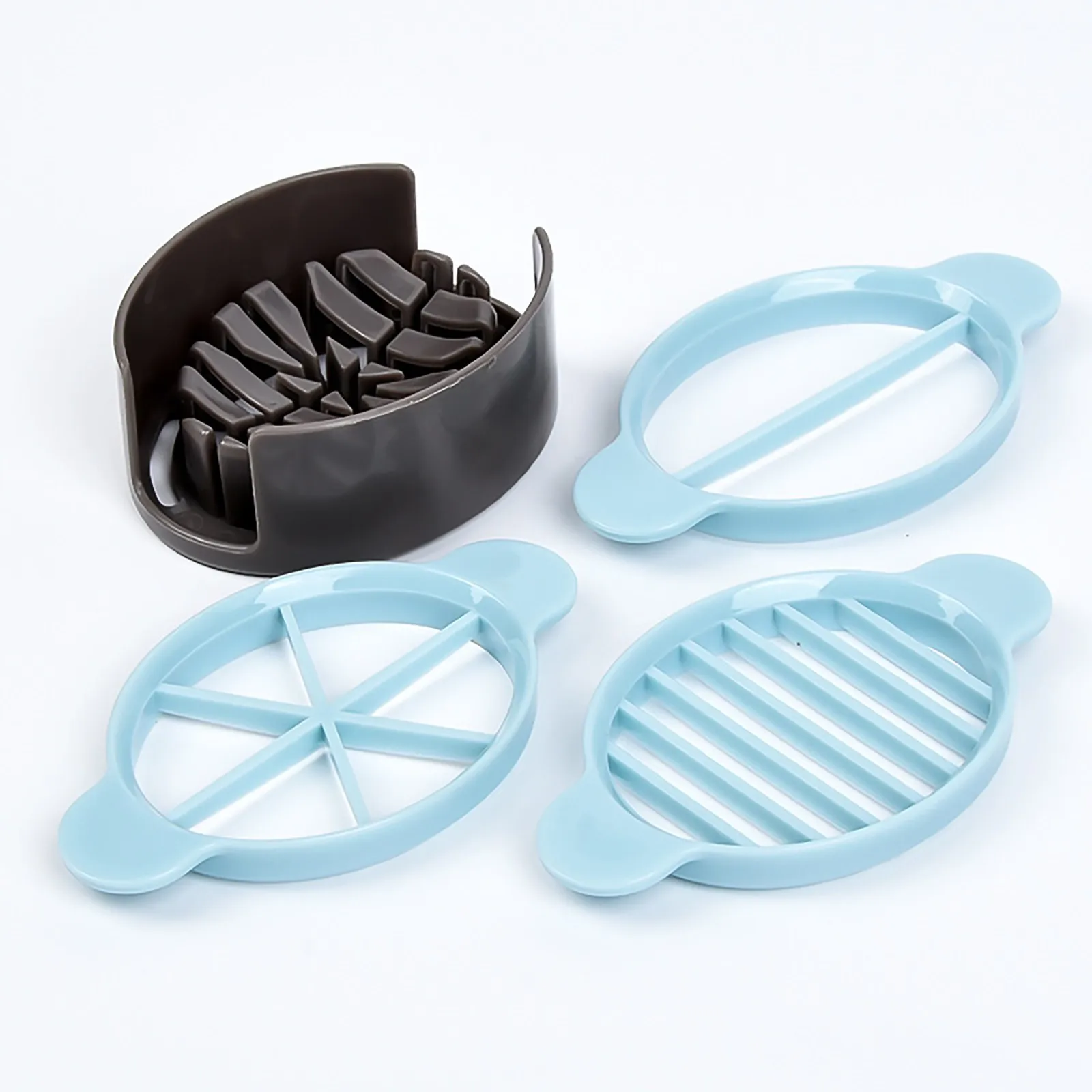 

25# Egg Cutter Is Suitable For Hard Boiled And Fruits Multi-function Manual Fruit Strawberry Cutter Kitchen Egg Tools Gadgets