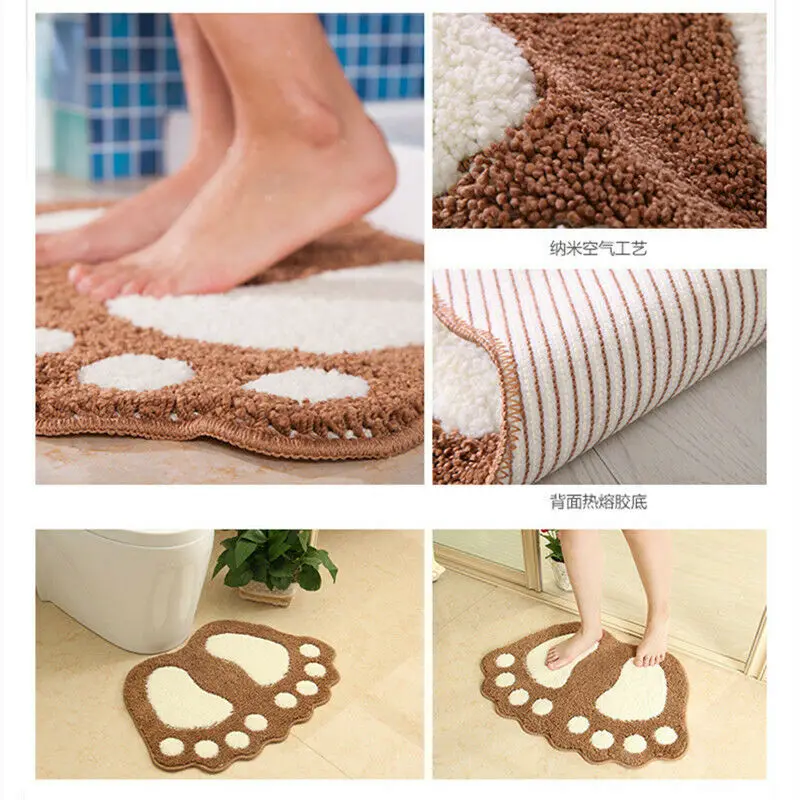 Набор ковриков для ванной коврик комнаты Нескользящие коврики