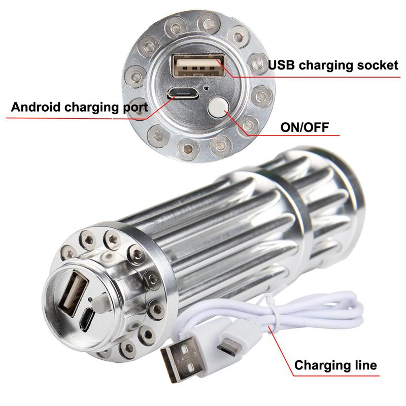 Самые мощные синие лазерные указки USB перезаряжаемая Встроенная батарея