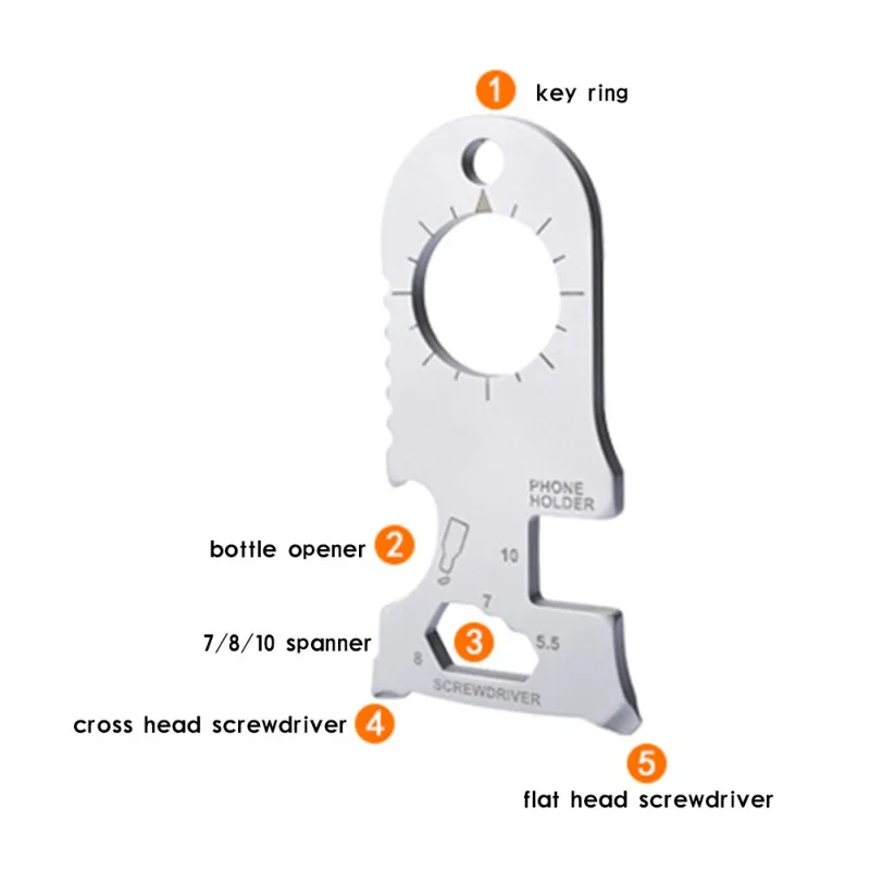 EDC Многофункциональный Инструмент карты портативный легкий гаечный ключ