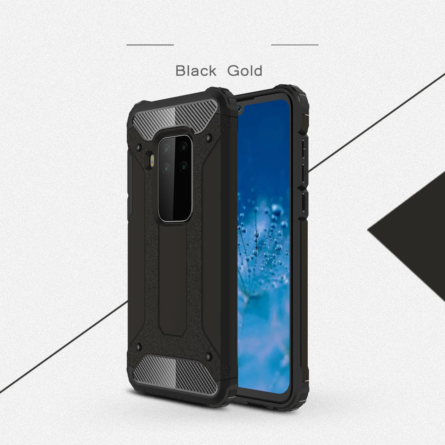 Чехол для Motorola One Zoom 6 4 дюйма тяжелая броня тонкий жесткий резиновый прочный