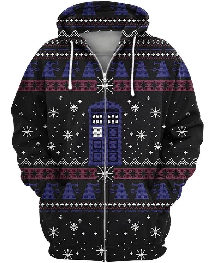

PLstar Cosmos tardis in the show 3D All Over Printed Shirts 3D Print Hoodie/Sweatshirt/Zipper Man Women Merry Christmas hoodies